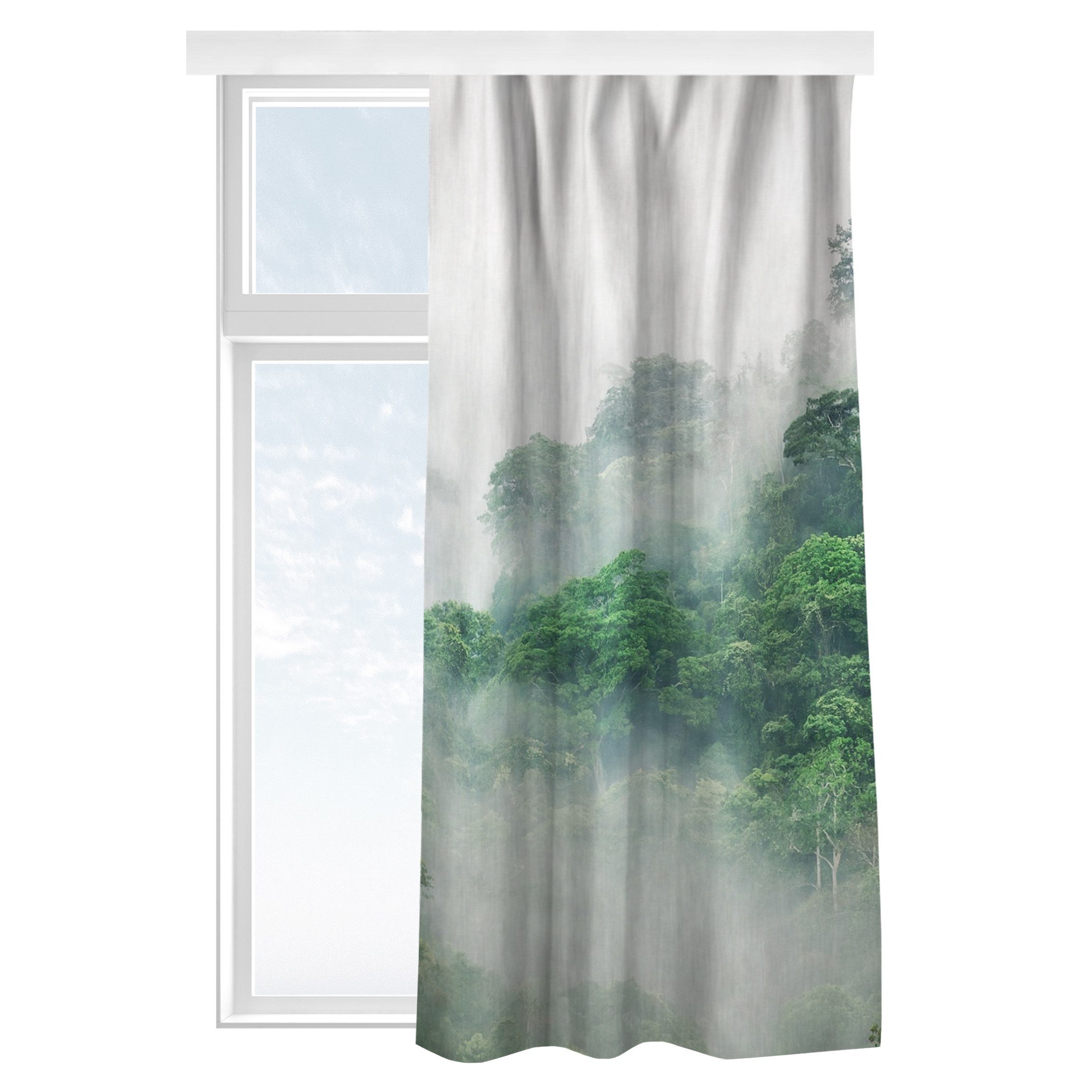 Bilderdepot24 Vorhang Gardine Natur Tropisch Modern günstig online kaufen