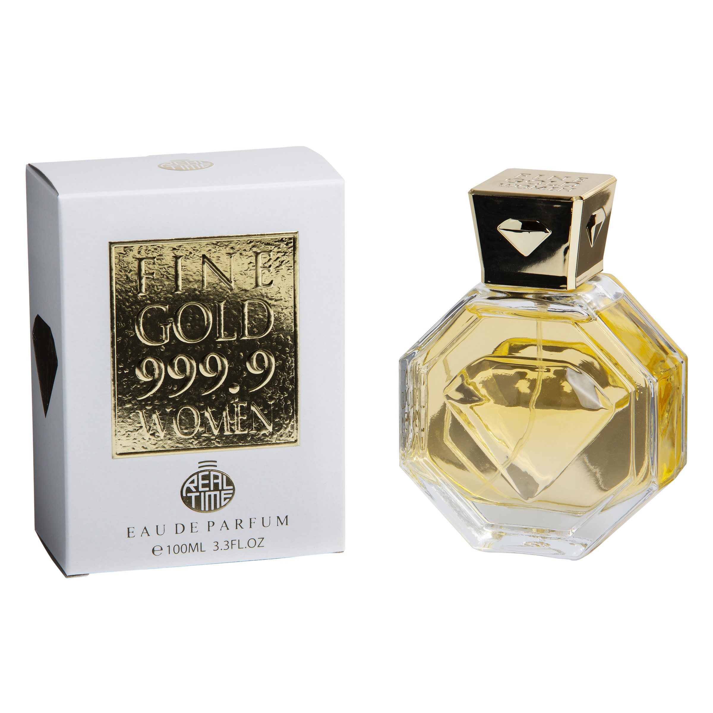 Real Time Eau de Parfum Real Time EDP 100ml "Fine Gold For Women, 1-tlg.