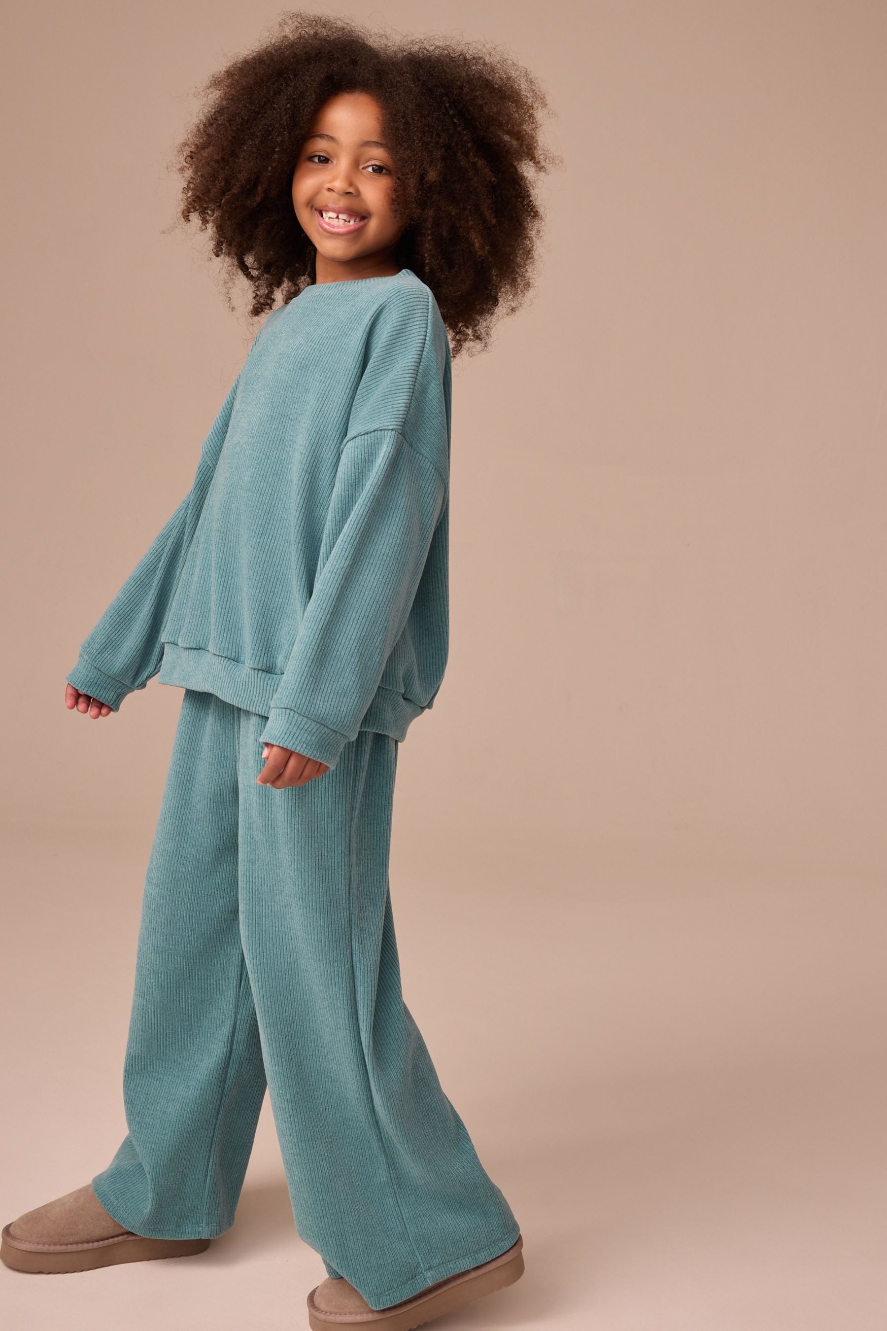 Next Sweatanzug Langärmeliges Cord-Set (2-tlg)