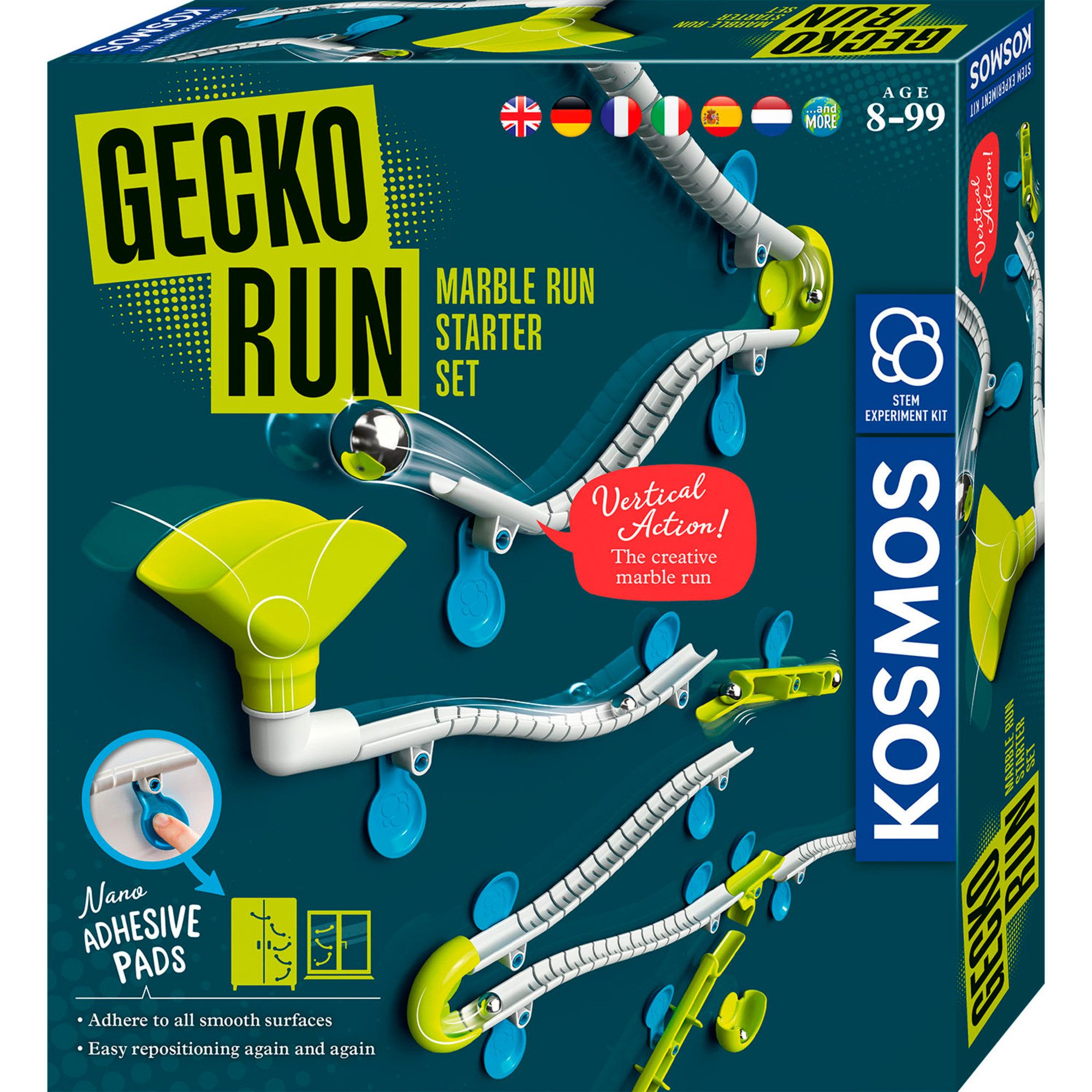 Kosmos Kugelbahn Kosmos Gecko Run - Marble Run Starter Set V1