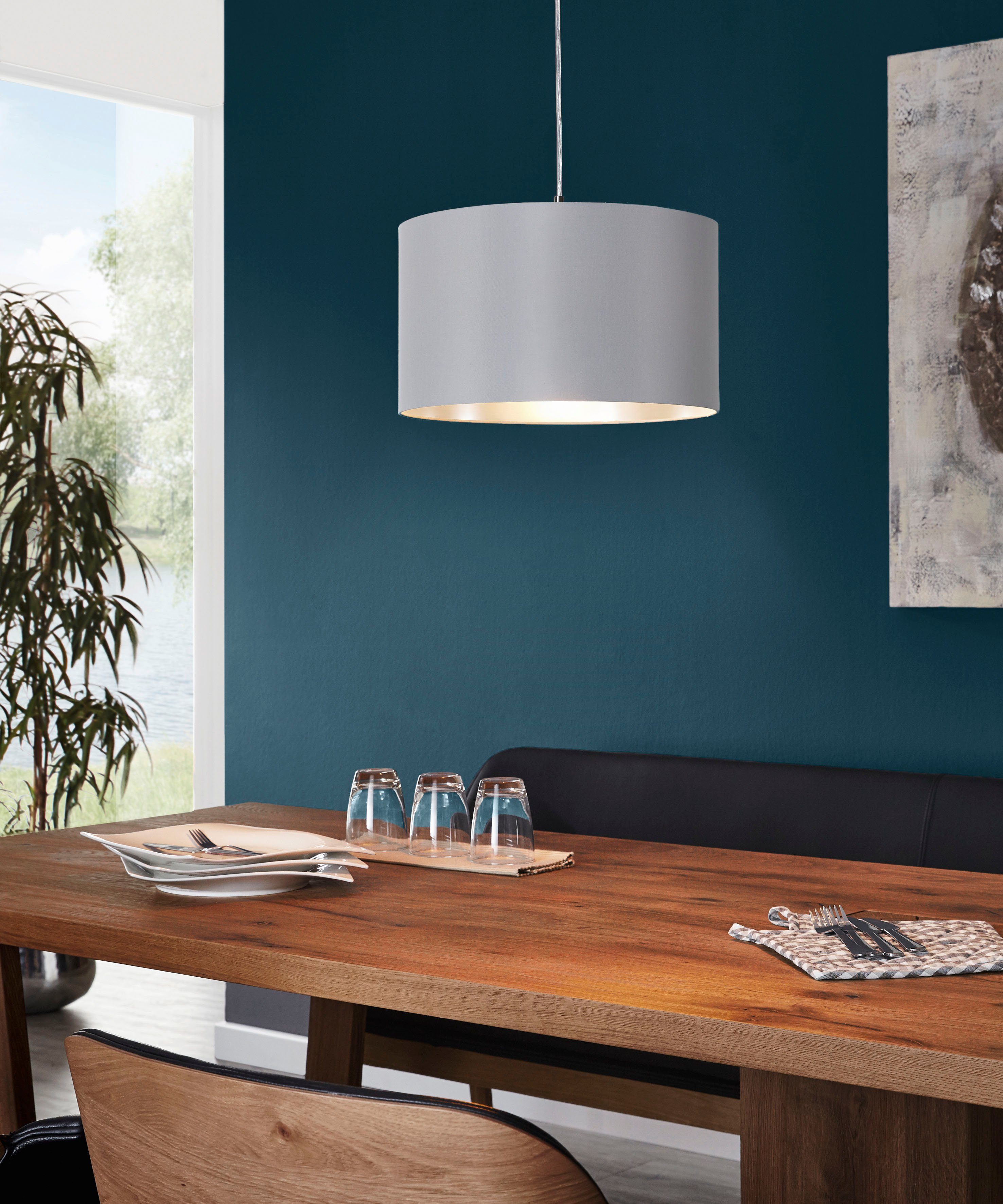 EGLO Hängeleuchte MASERLO, Leuchtmittel wechselbar, ohne Leuchtmittel, Pend günstig online kaufen