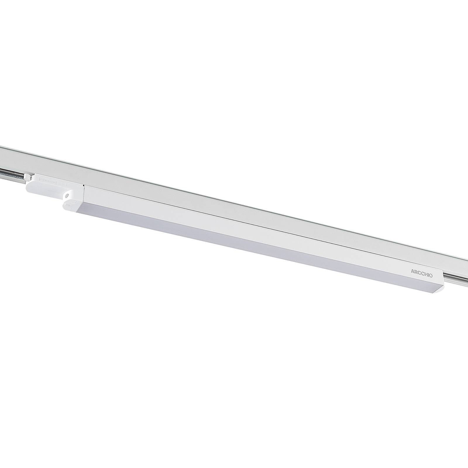 Arcchio Schienensystem-Leuchten Harlow, 68.7 cm, Modern, Kunststoff, Aluminium, weiß (RAL 9010), inkl. Leuchtmittel