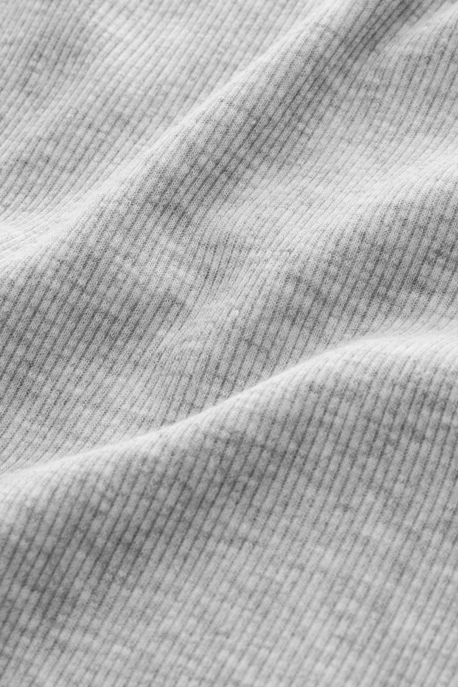 self Langarmshirt Langärmeliges Oberteil mit Rippenmuster (1-tlg)