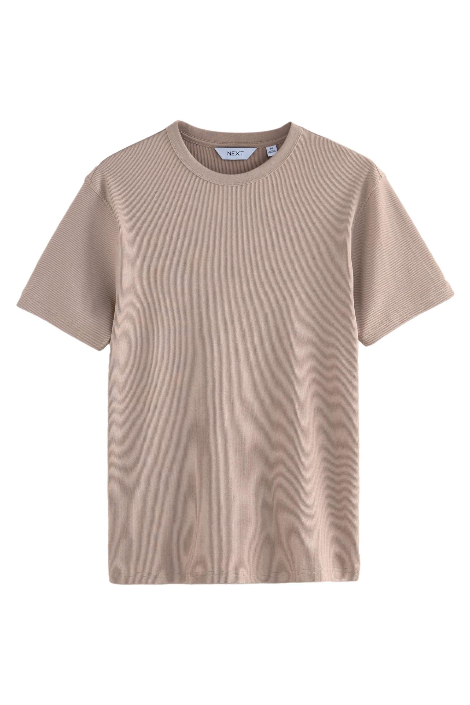 Next T-Shirt Geripptes Slim Fit T-Shirt günstig online kaufen