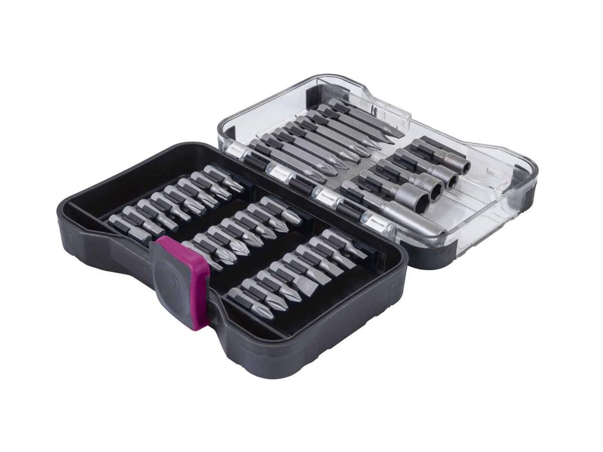 Gomag Bit-Set GO-BSS37, Set, 37-St., beinhaltet verschiedene Größen, für Akkuschrauber & Schlagbohrschrauber