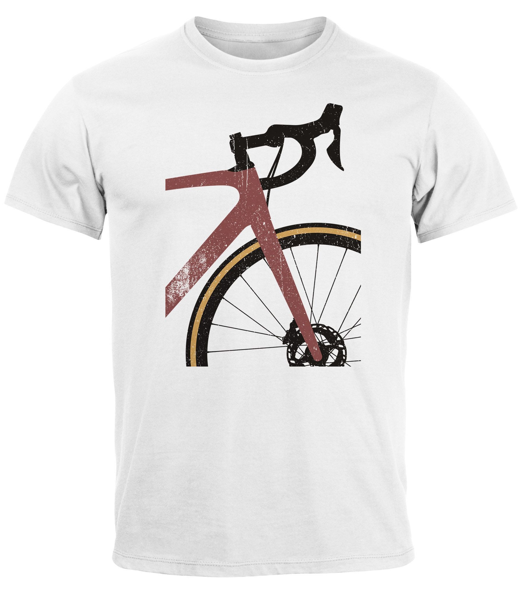 Neverless Print-Shirt Herren T-Shirt Fahrrad Bike günstig online kaufen