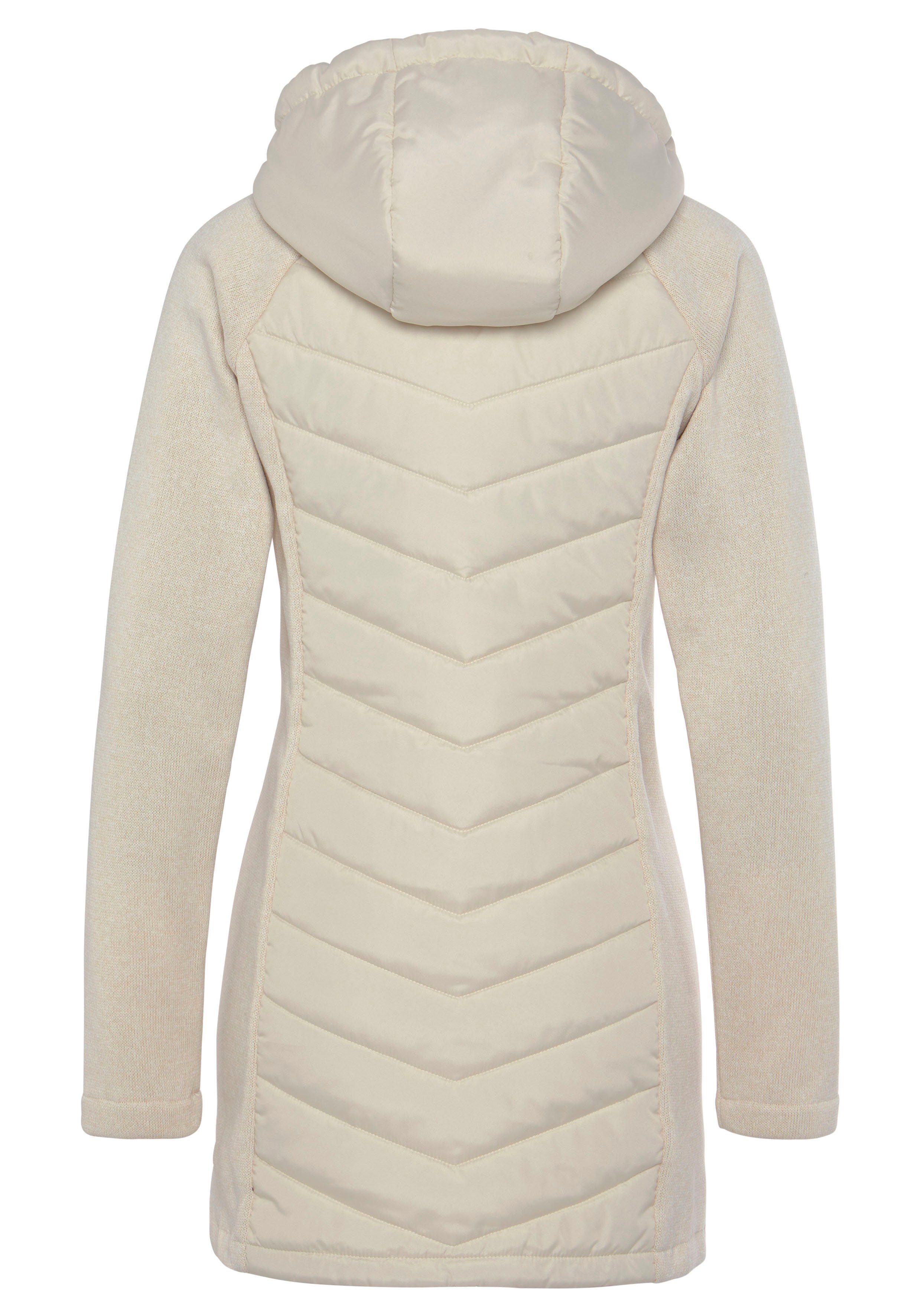 Vivance Steppjacke mit Strickfleece-Ärmeln