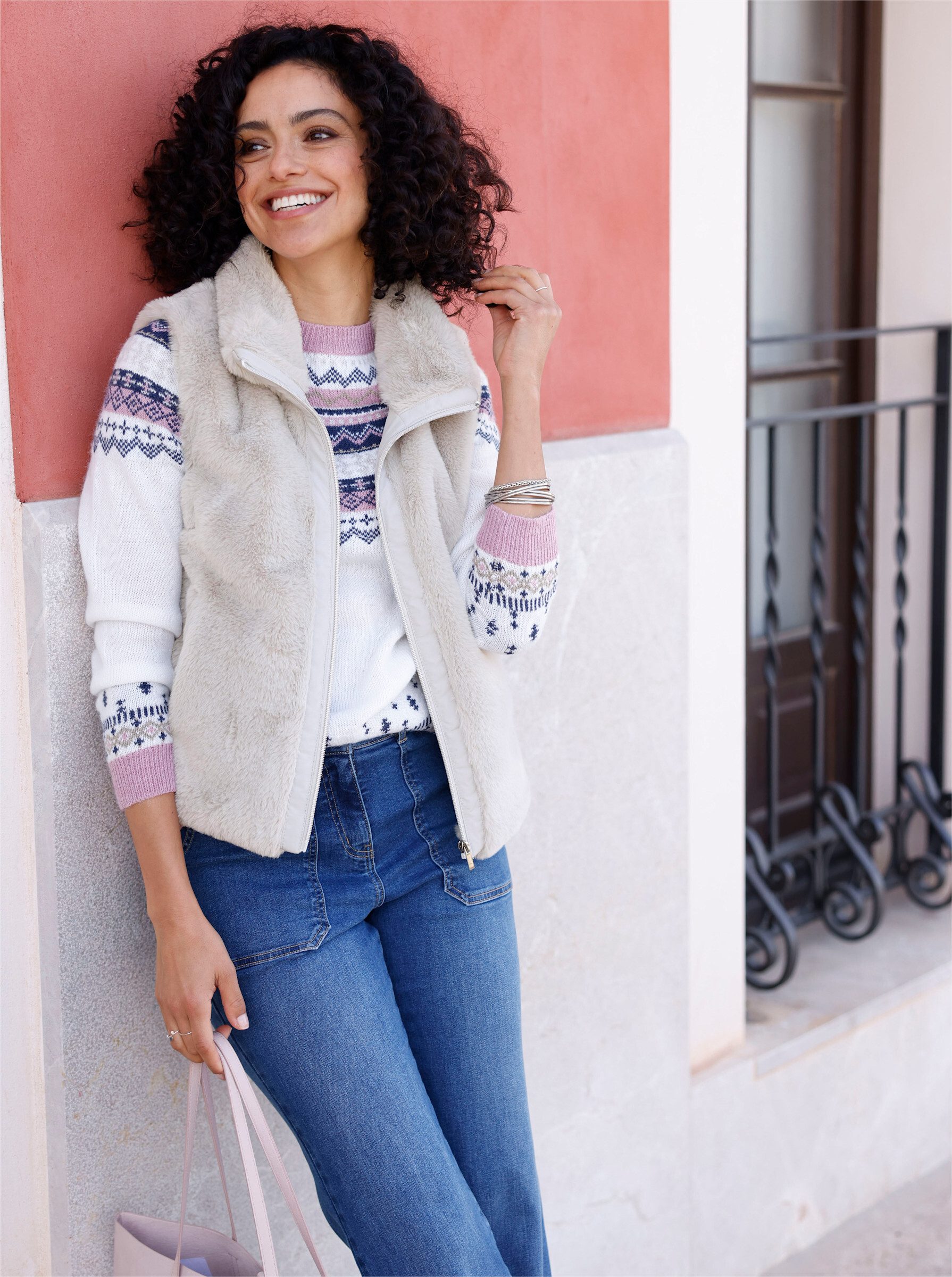 Witt Jerseyweste Fellimitatweste . günstig online kaufen