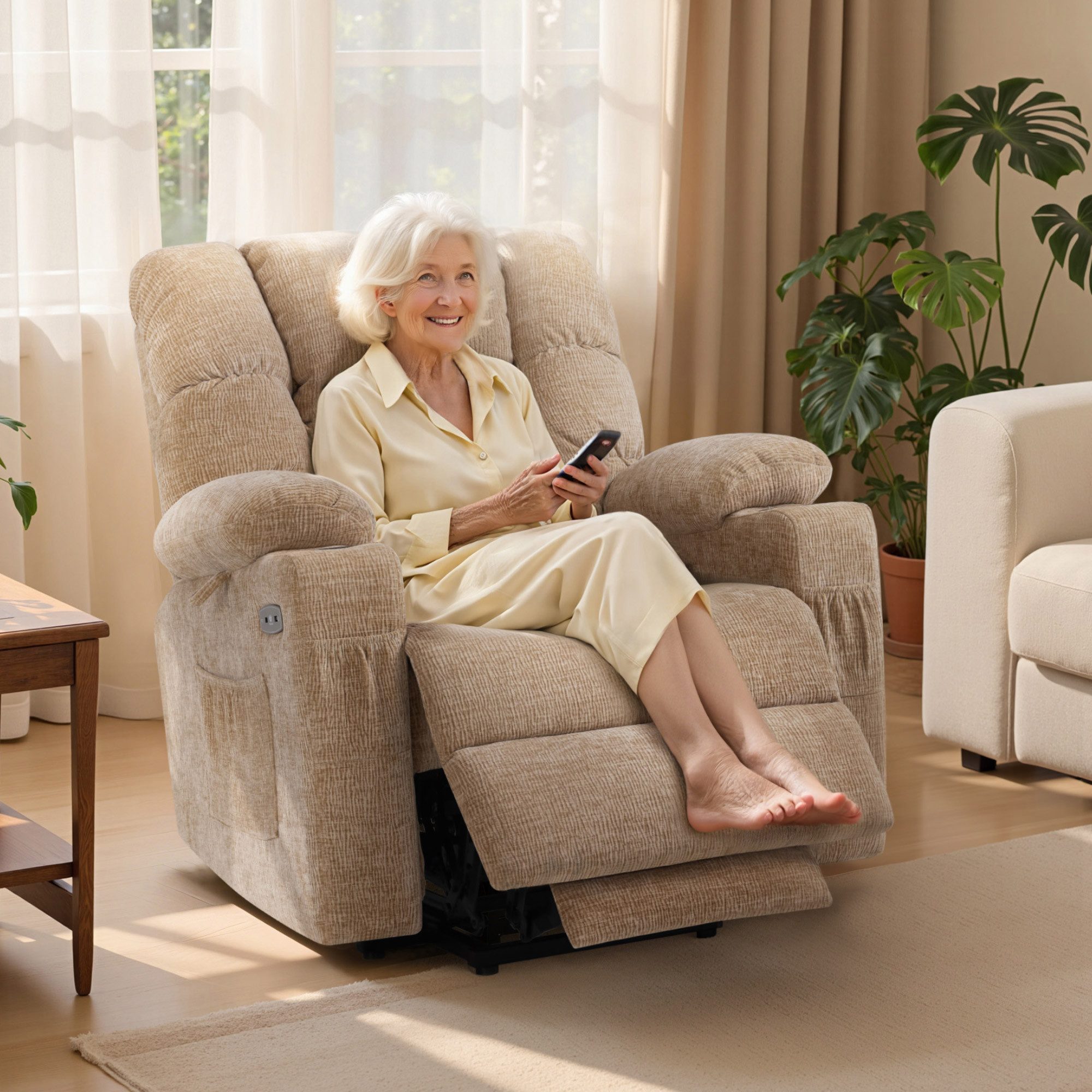 MCombo Relaxsessel MCombo elektrische Aufstehhilfe Relaxsessel 7550 (Fernse günstig online kaufen