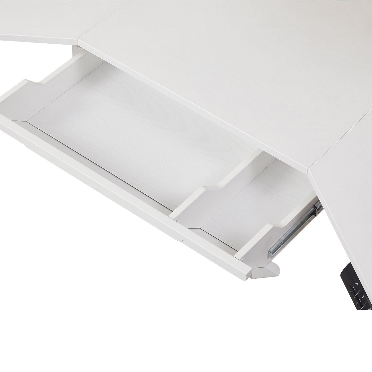 KOWO Eckschreibtisch Lochplatte, Korktafel Flexi für Eckschreibtisch Whiteboard Magnetisches und unseren nur L-Schreibtisch, Passt für