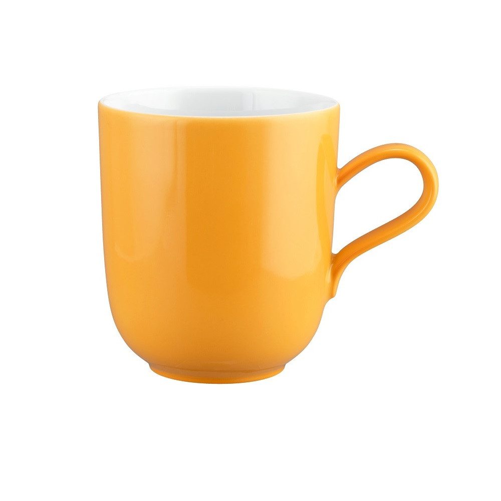 Seltmann Weiden Becher Seltmann Weiden Liberty Pure Colors mango orange Becher mit Henkel, Porzellan