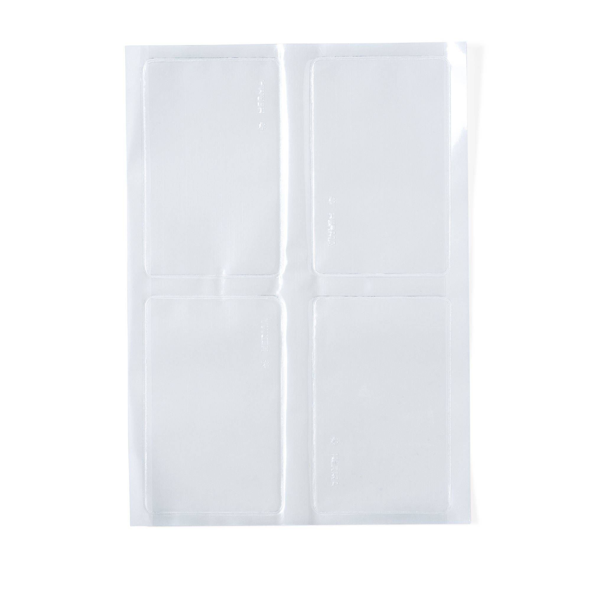 Dokumententasche Herma Selbstklebetaschen PP für Visitenkarten 95 x 60 mm 24 Stück