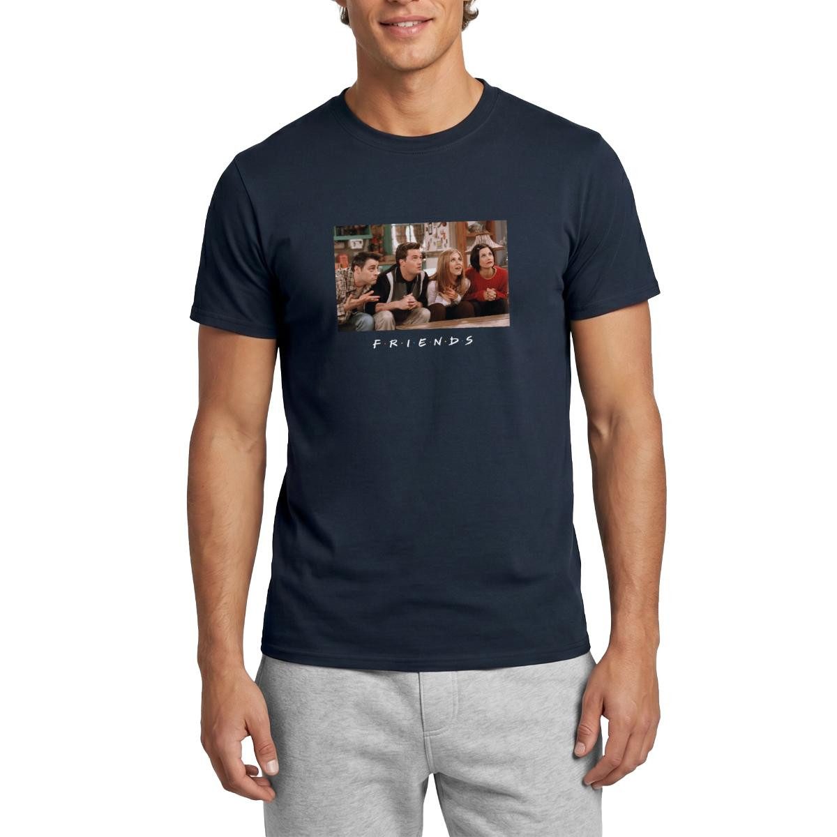 Spreadshirt T-Shirt Friends Auf der Couch Männer T-Shirt (1-tlg)