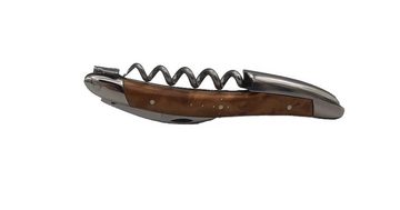 Forge de Laguiole Taschenmesser Forge de Laguiole Sommelier-Messer mit Thujaholz Griff, (1 St), Handgemacht, Sommeliermesser, Korkenzieher, Edelstahlklinge