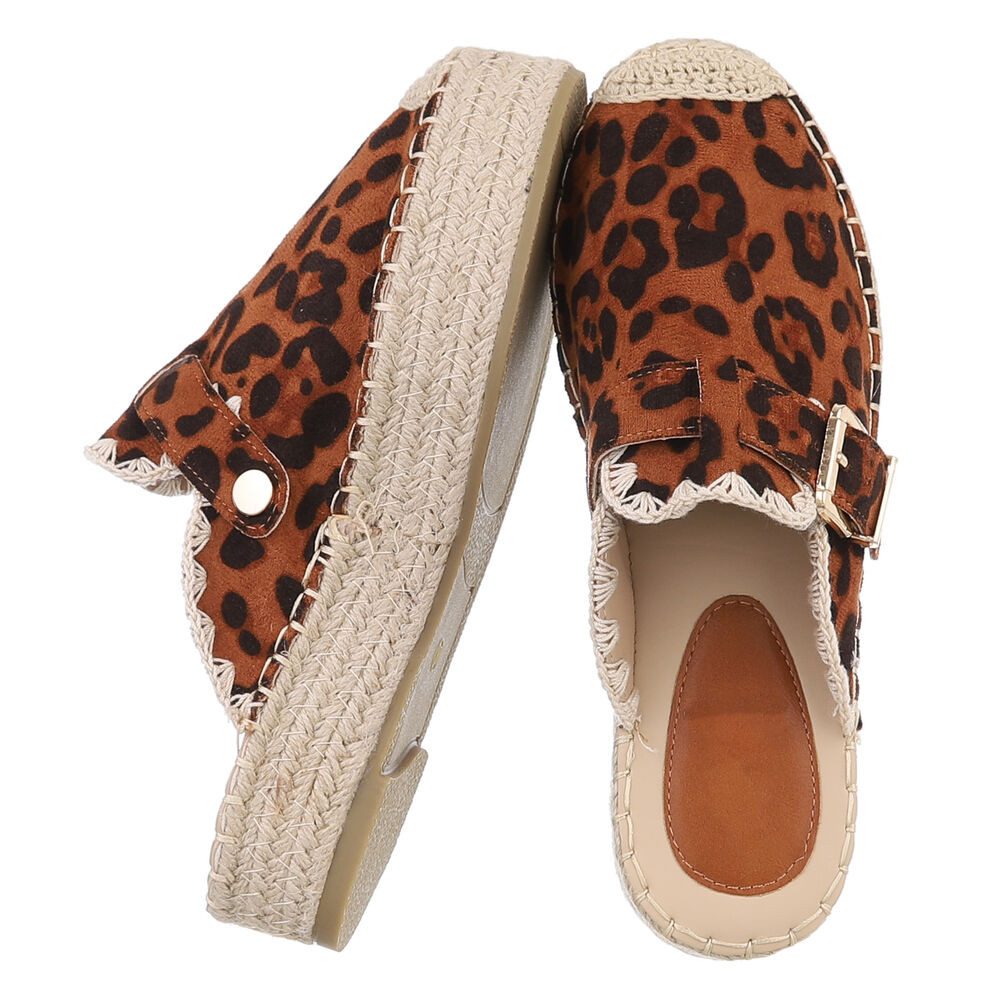 Ital-Design Damen Mules Freizeit Plateausandaletten (88930238) Flach Pantol günstig online kaufen