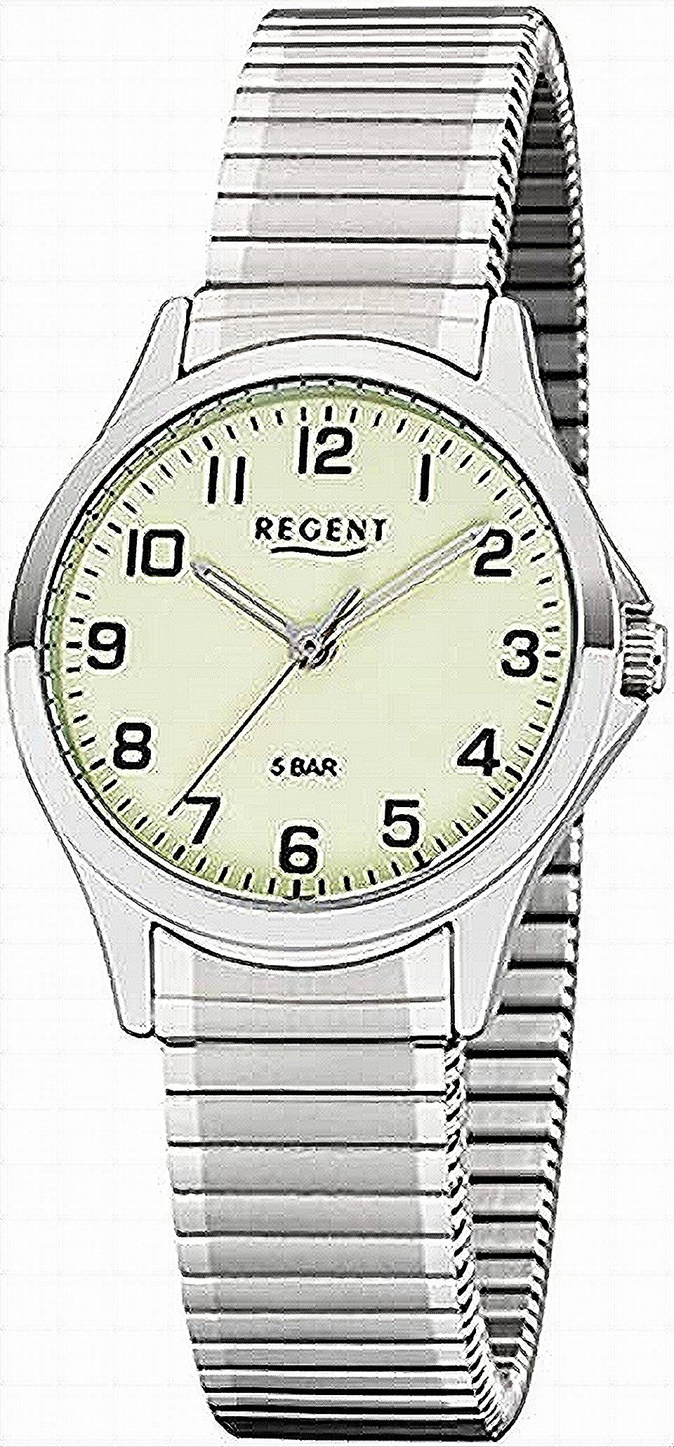 Regent Quarzuhr Regent Damenuhr W-0070 Leuchtzifferblatt