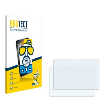 BROTECT Schutzfolie für SZTPS Tablet 10.1", Displayschutzfolie, 2 Stück, Folie matt entspiegelt