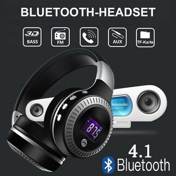 yozhiqu B19 Bluetooth-Headset kabellos Bluetooth-Kopfhörer (5.0-Subwoofer-Headset-Karte)