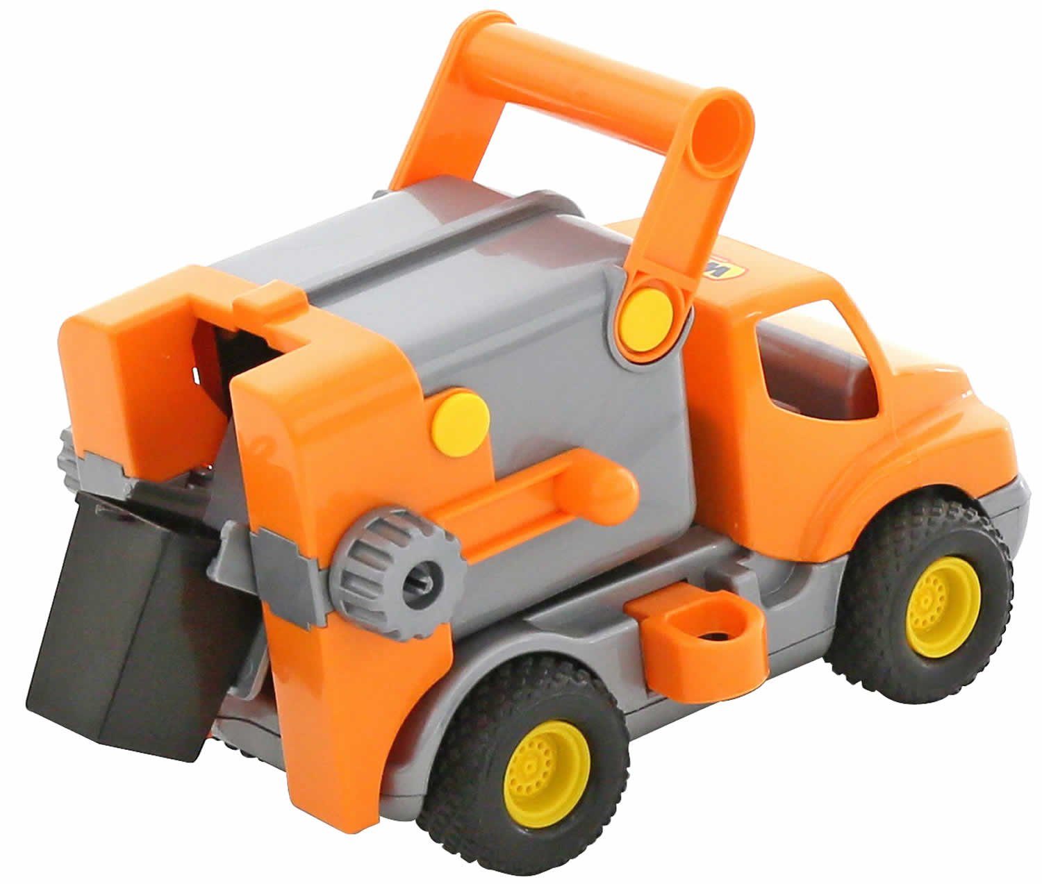 WADER QUALITY TOYS Spielzeug-Müllwagen ConsTruck Müllauto günstig online kaufen