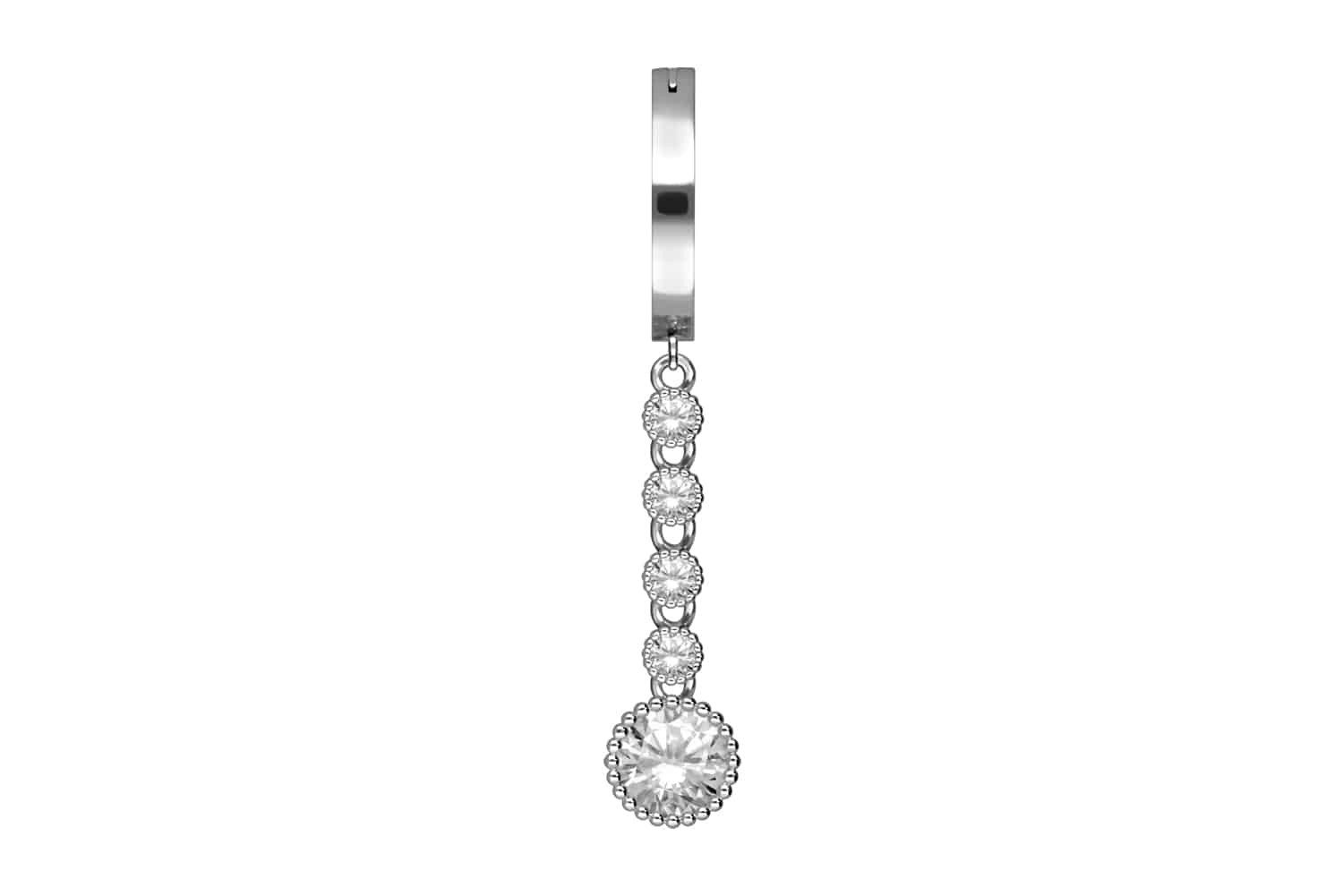 PIERCINGLINE Piercing-Set Titan Bauchnabelclicker BOGEN + günstig online kaufen