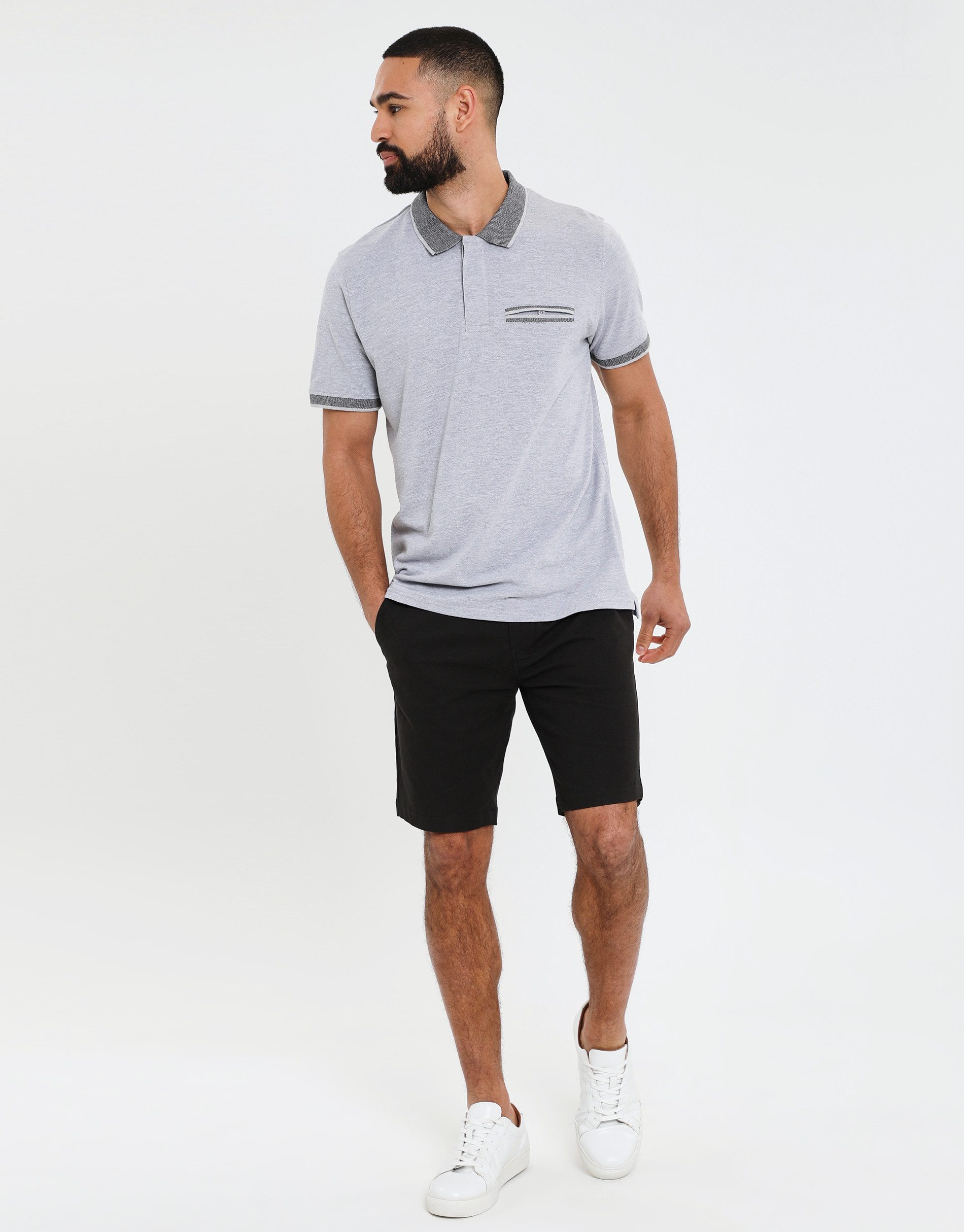 Threadbare Poloshirt THB Polo Mansfield mit Brusttasche