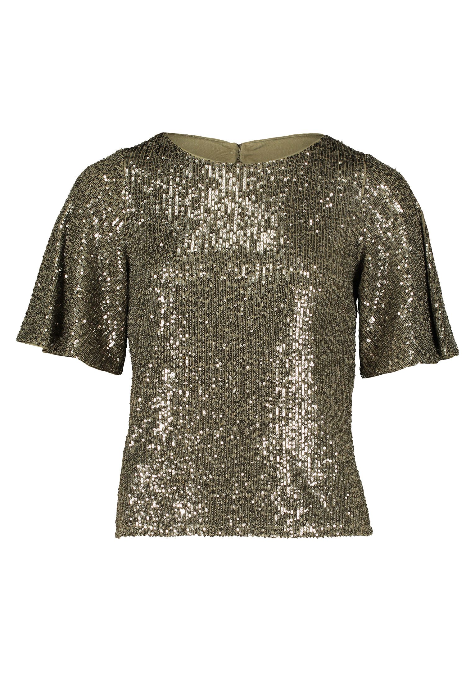Vera Mont Kurzarmshirt Damen Pailletten-Bluse mit Flügelärmeln (1-tlg) Pail günstig online kaufen