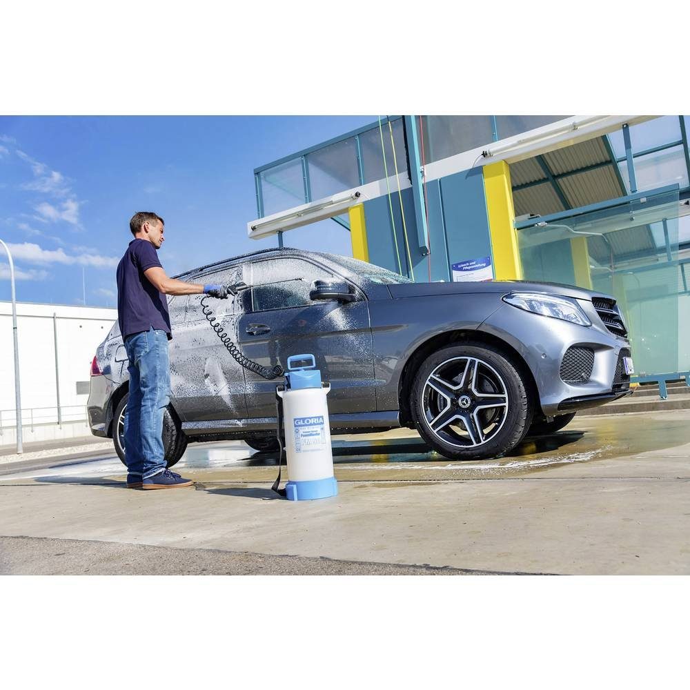 Gloria Drucksprühgerät 5 l Schaumsprüher/Foamer/Drucksprüher zur Autoreinigung 000660.0000