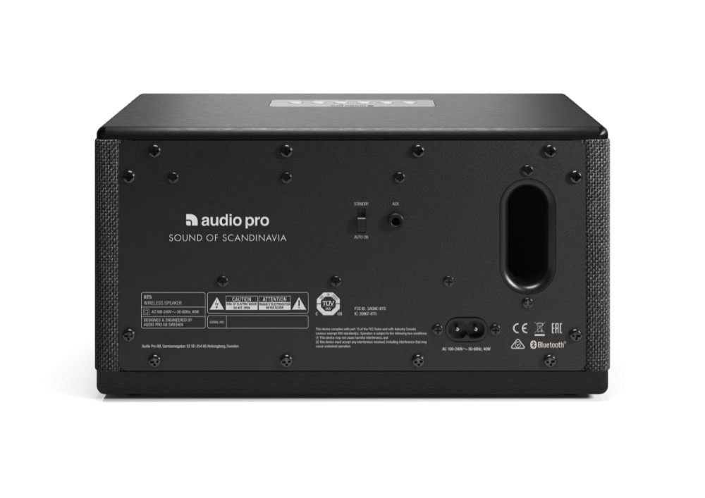 audiopro BT5 Stationärer Bluetooth Lautsprecher BT 4.0 black Bluetooth-Lautsprecher