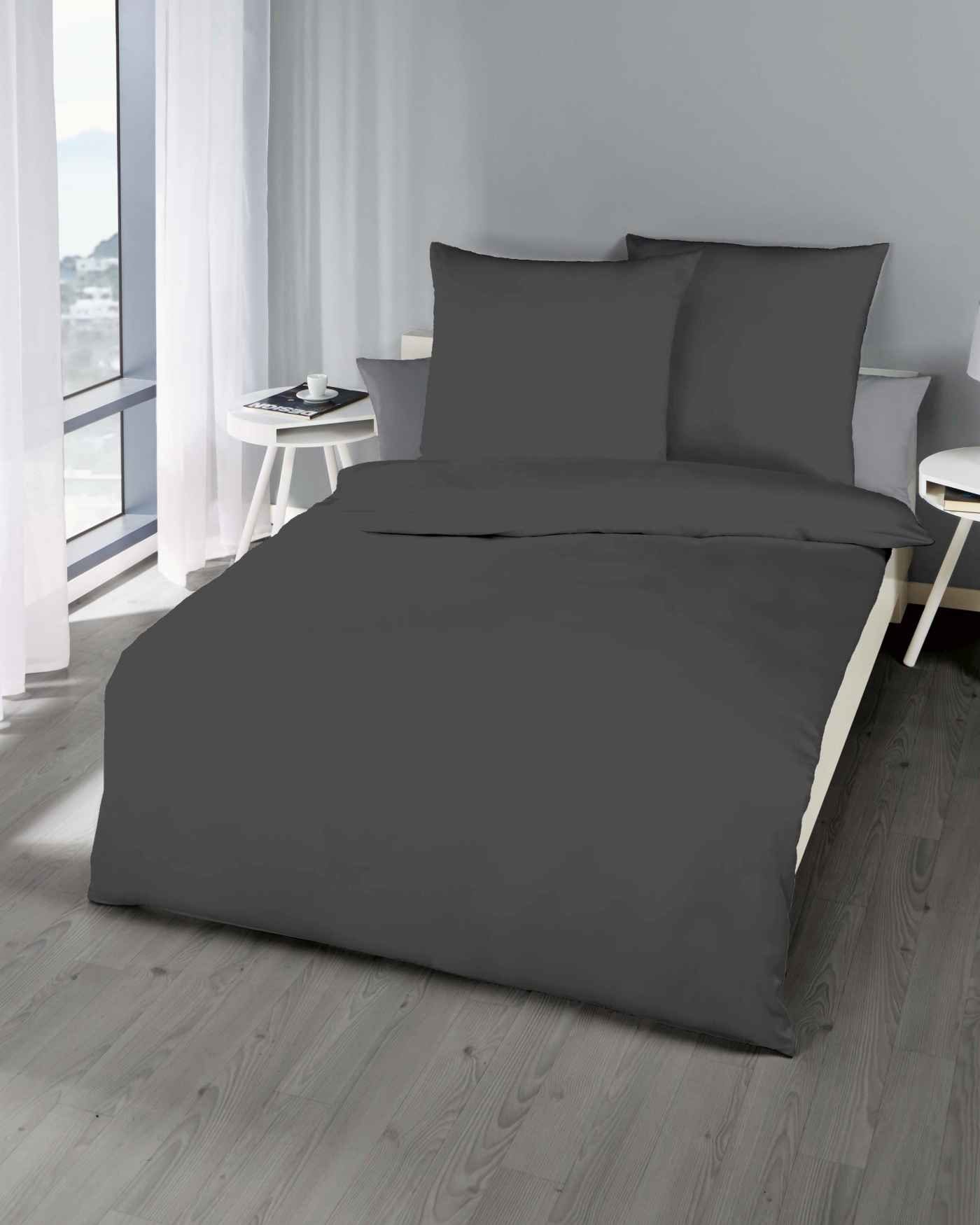 Kaeppel Bettwäsche Kaeppel Biber Bettwäsche Uni Einfarbig, Biber, 2 teilig günstig online kaufen