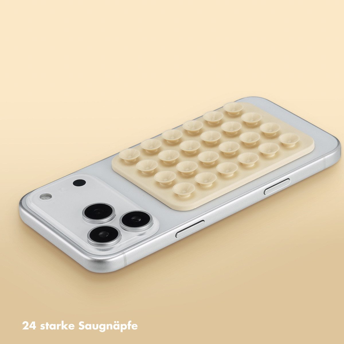 Selencia Handy-Halterung Selencia MagSafe-Saugnapf-Handyhalterung - Butter Yellow, (1-tlg) – Bild 2 von 5