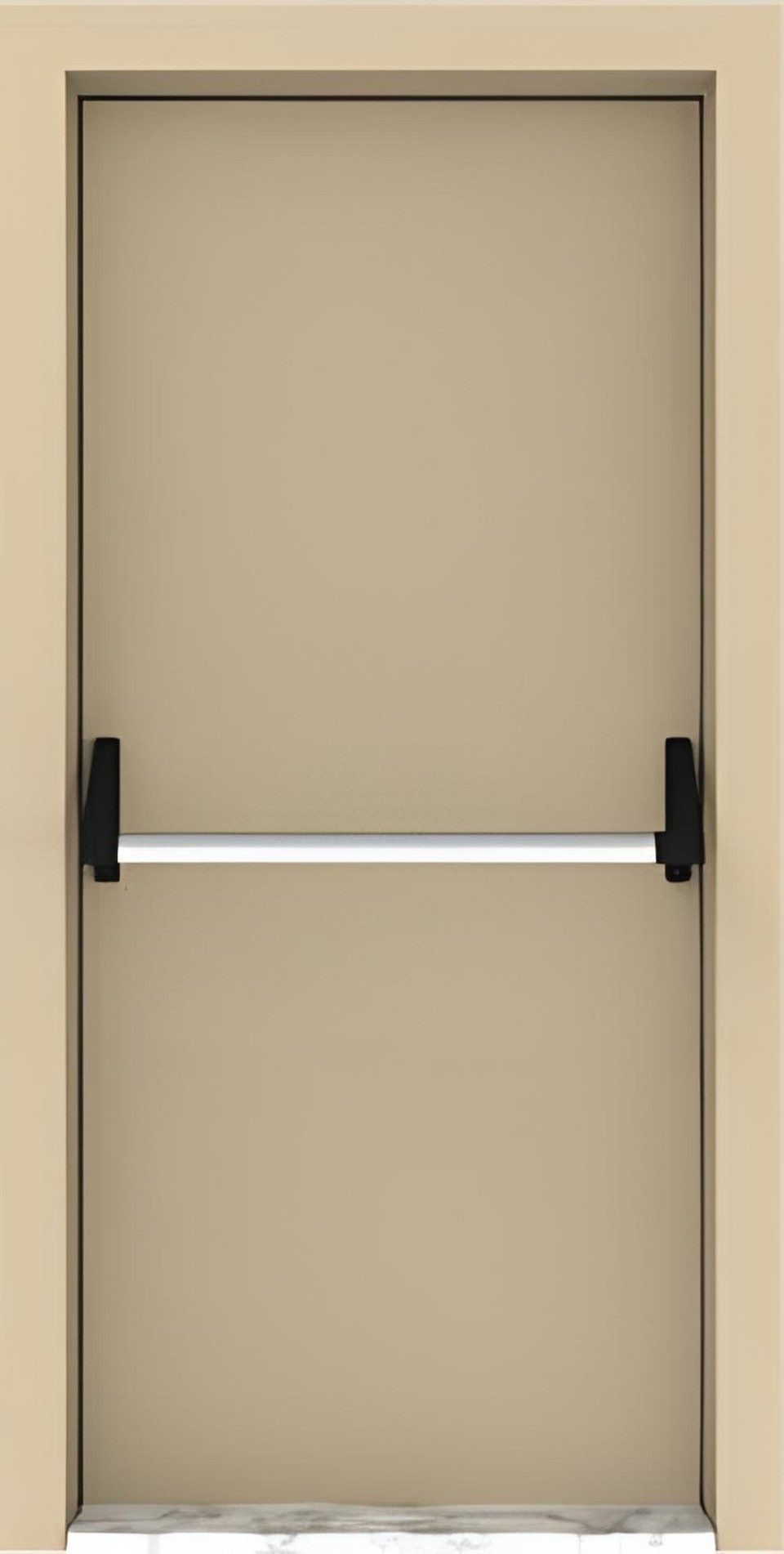 Xlmoebel Brandschutztür Beige Brandschutztür Designer Notausgangstür Sicherheitstür, Made in Europa