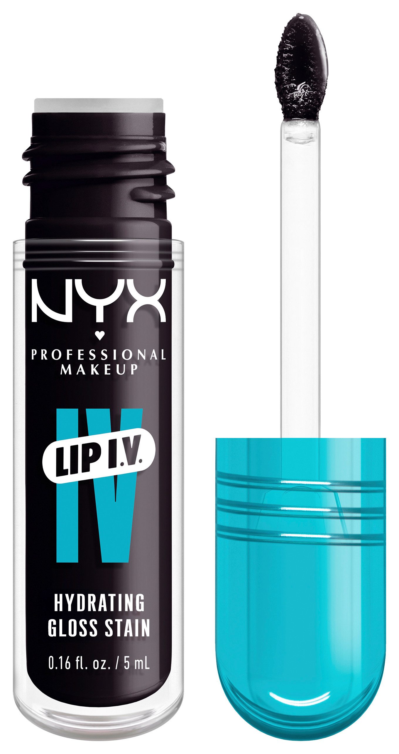 NYX PROFESSIONAL MAKEUP Lipgloss LIP IV GLOSS SERUM, gibt den Lippen einen unwiderstehlichen Wet-Look