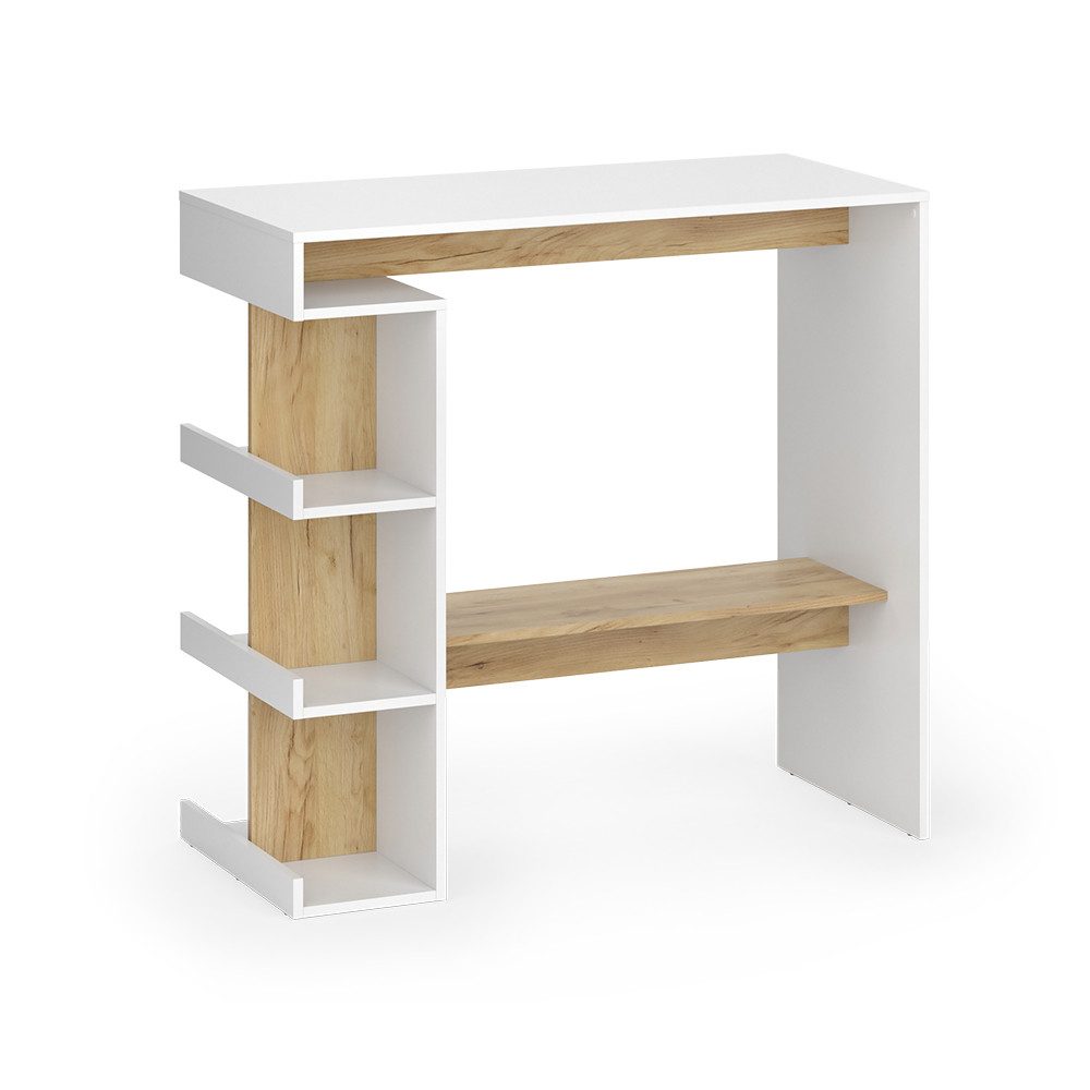 Vicco Bartisch Dana, Weiß/Goldkraft Eiche/Goldkraft Eiche, günstig online kaufen