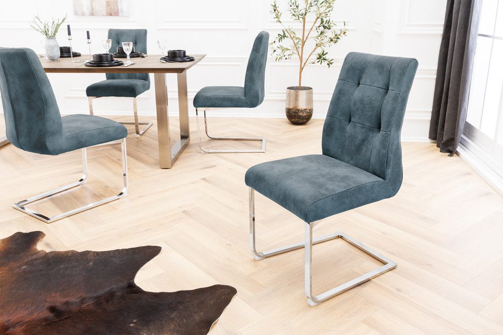 riess-ambiente Esszimmerstuhl COMFORT antharazit · Microfaser günstig online kaufen