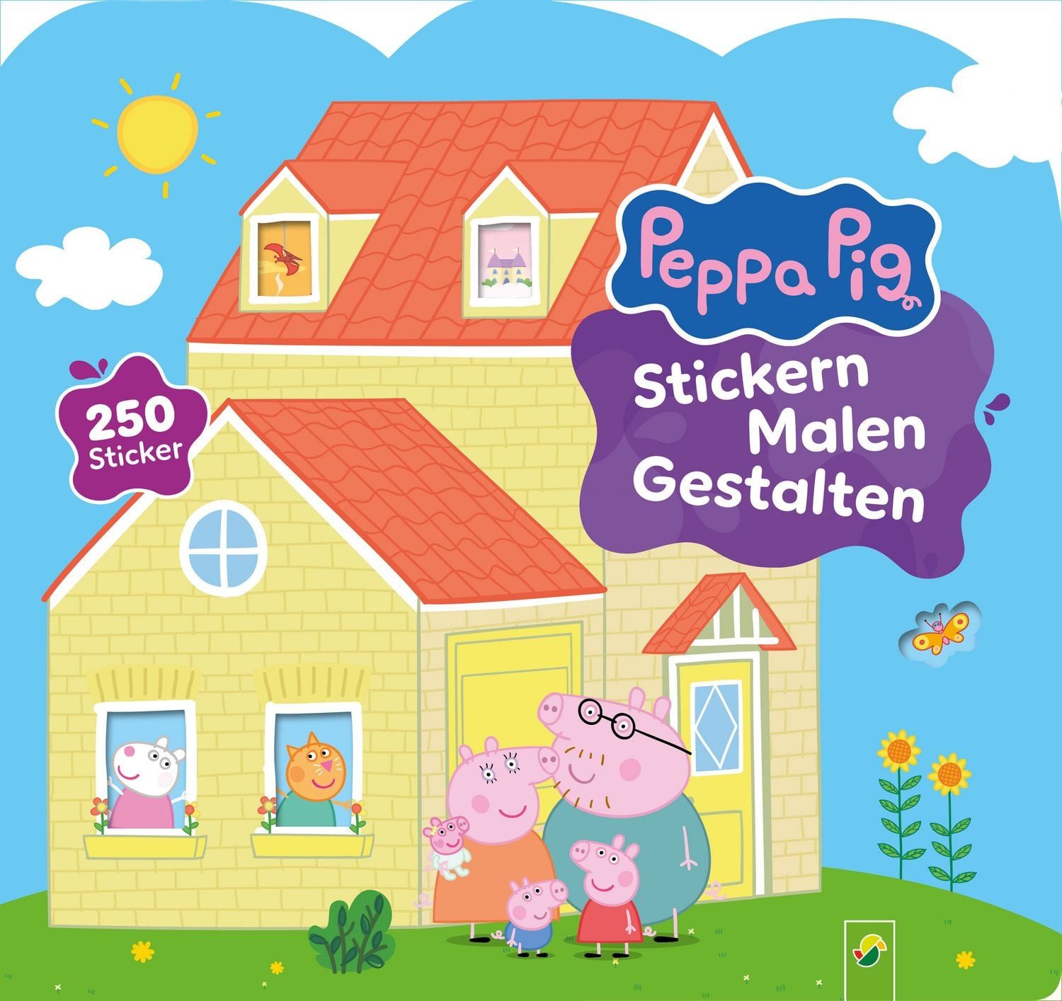 Peppa Pig Stickern Malen Gestalten / Schwager & Steinlein Verlag