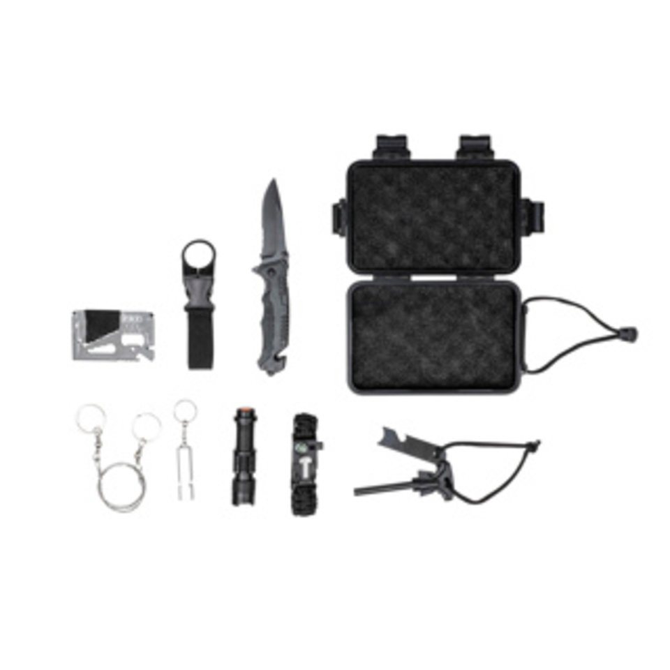 Haushalt International Survival Knife Outdoor-Set 9 teilig mit vielen nützlichen Funktionen, (1 St)