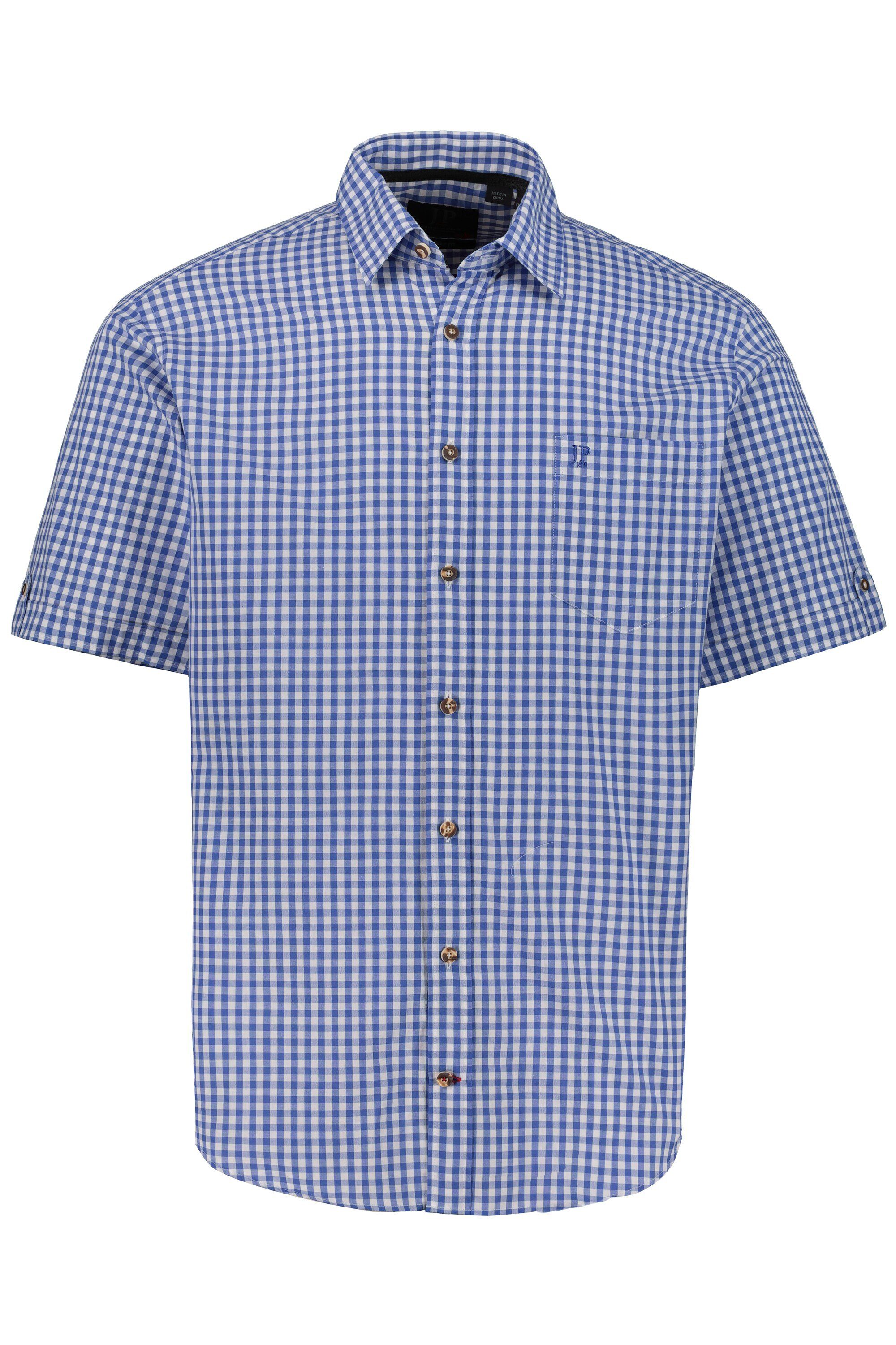 JP1880 Kurzarmhemd bis 7XL Halbarm-Trachtenhemd Karo-Muster günstig online kaufen