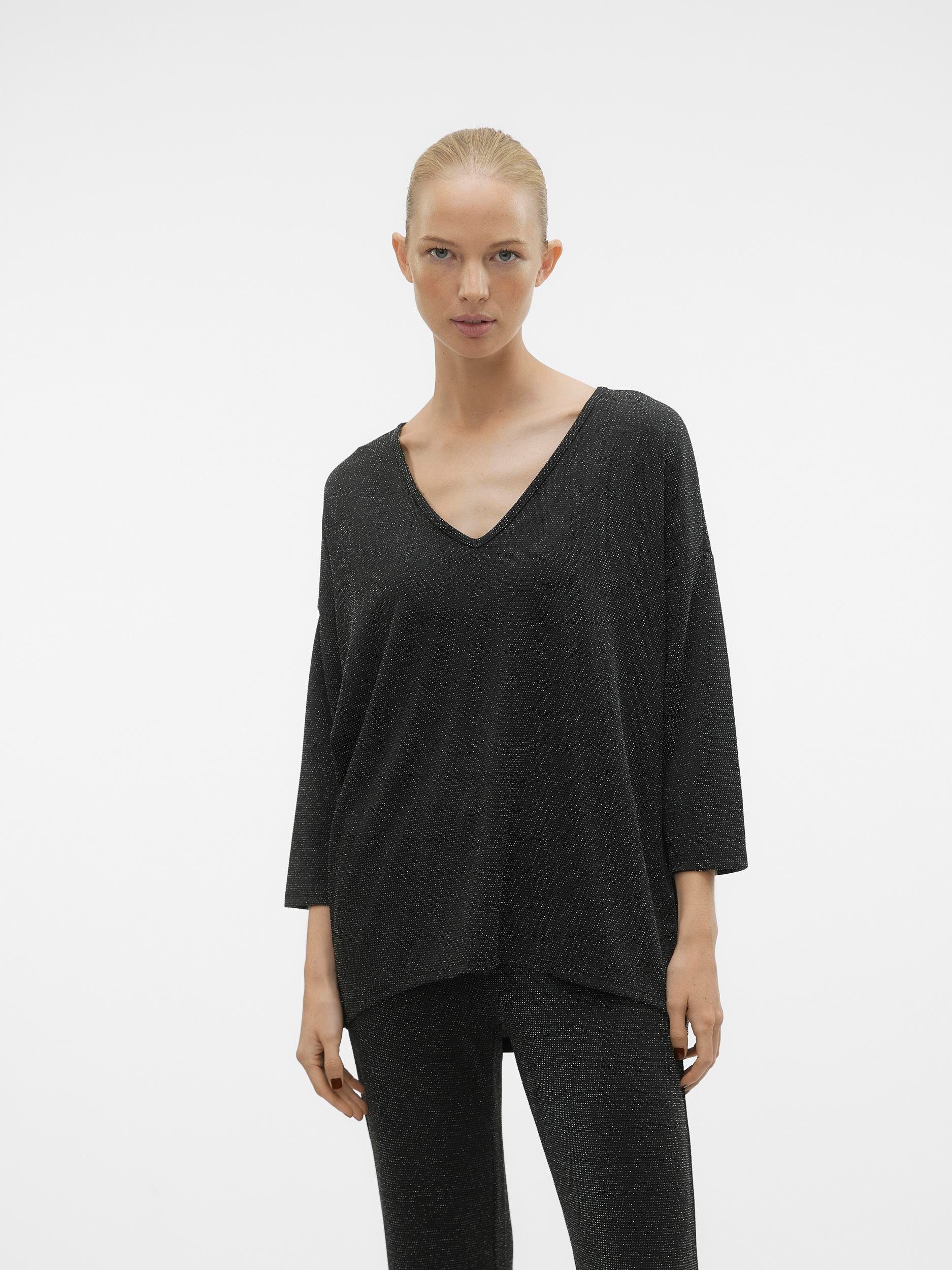 Vero Moda 3/4-Arm-Shirt VMKANVA 3/4 V-NECK TOP JRS günstig online kaufen