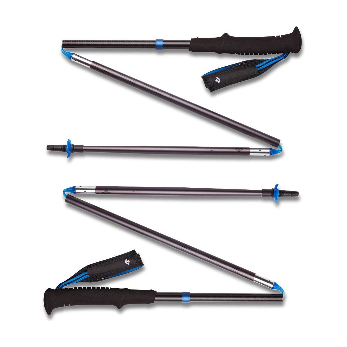 Black Diamond Trekking-Stöcke Distance Z Poles, Zuverlässige Trekkingstöcke mit innovativer Z-Pole-Technologie für