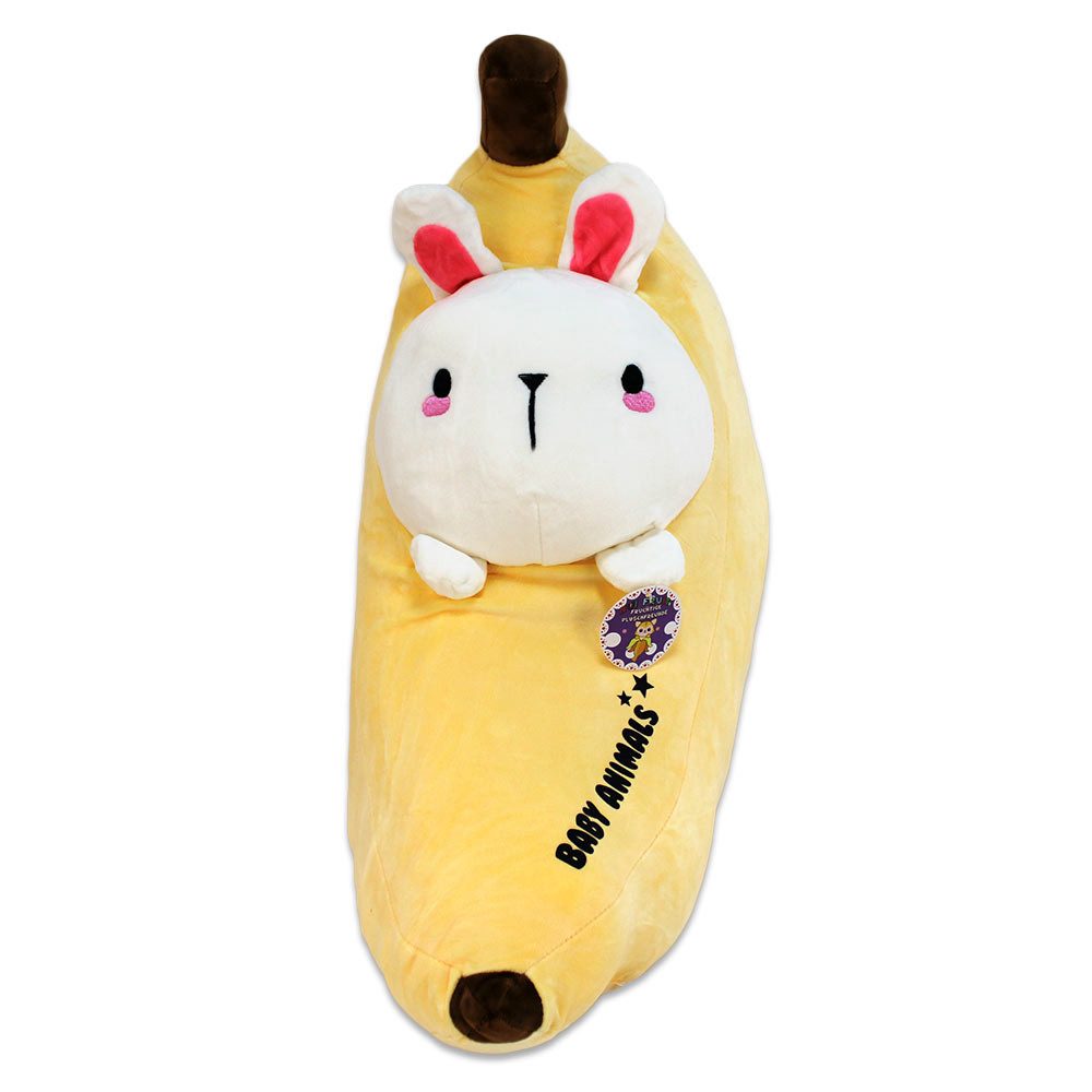 Kögler Tierkuscheltier Kawaii Banane mit Tierchen - ca. 25 cm & 60 cm