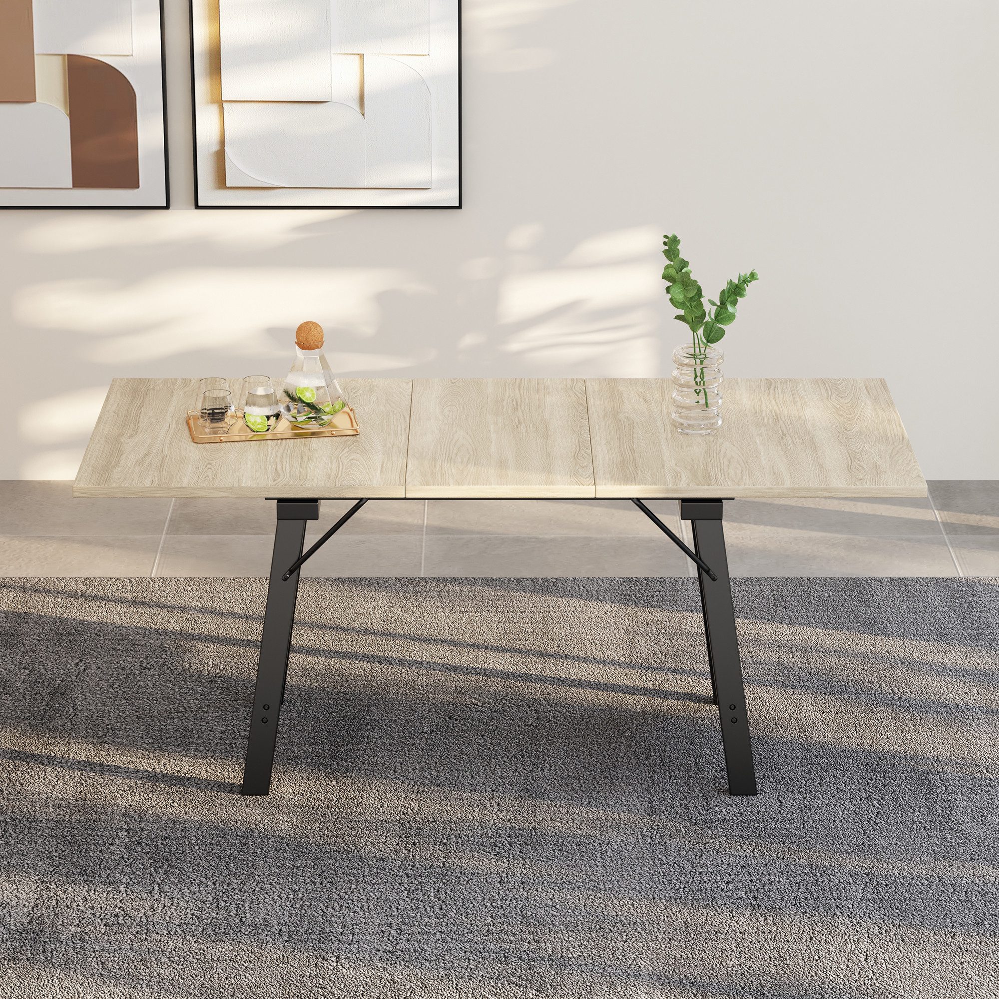 Flieks Esstisch (140-180x80x75 cm, 1-St., 1 günstig online kaufen