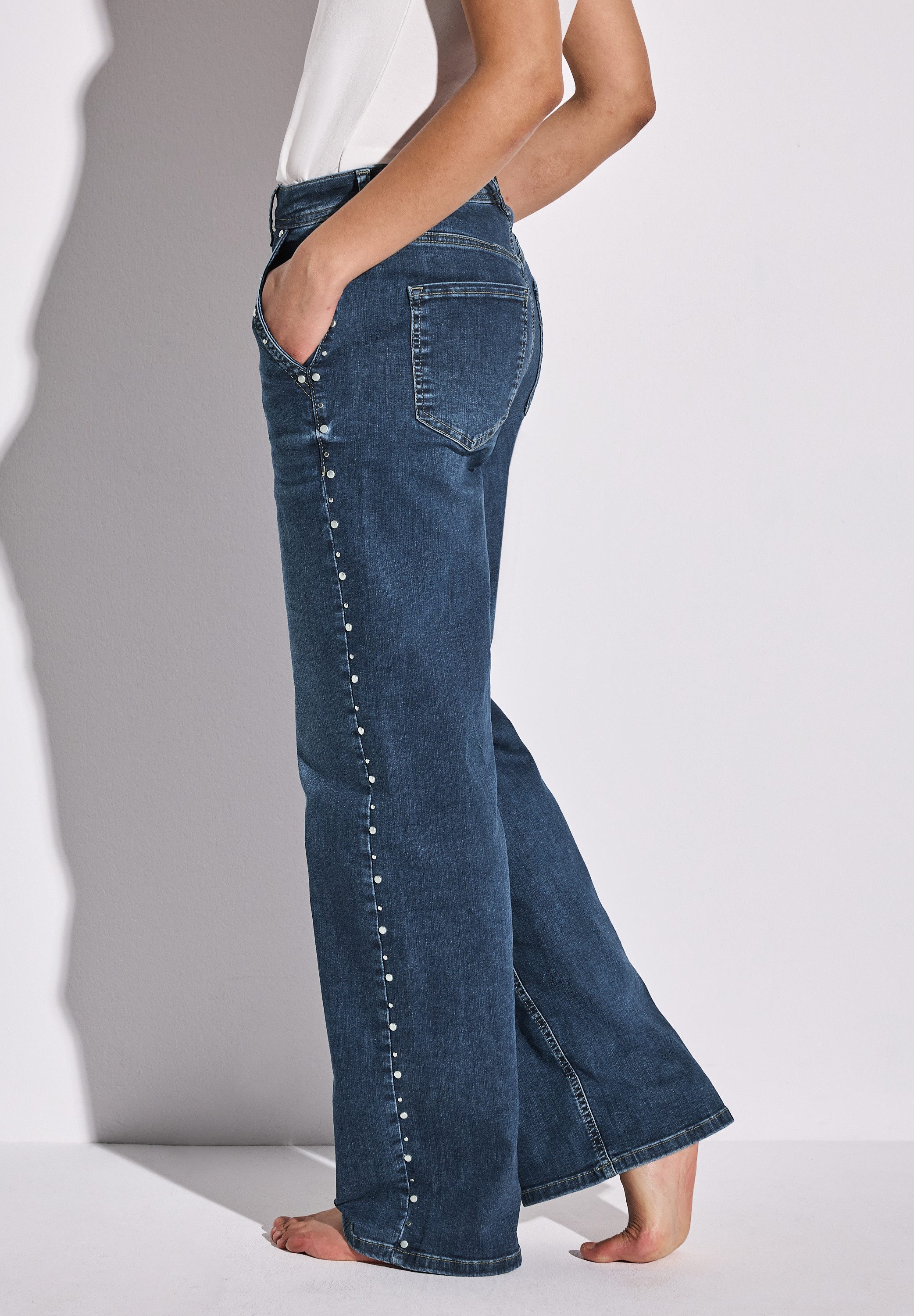 STREET ONE Stoffhose