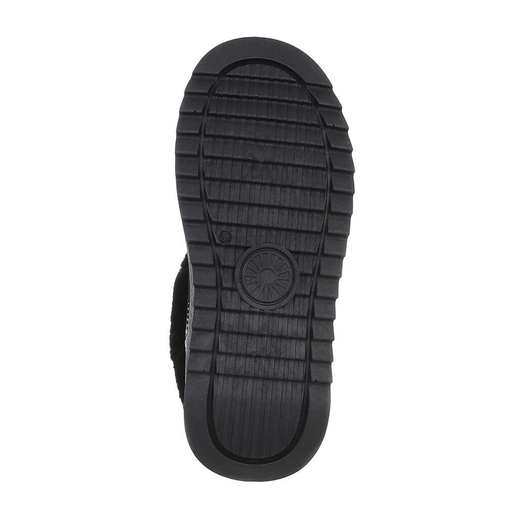 Ital-Design Damen Snowboots Freizeit Snowboots (87214362) Flach Plateaustiefeletten in Schwarz
