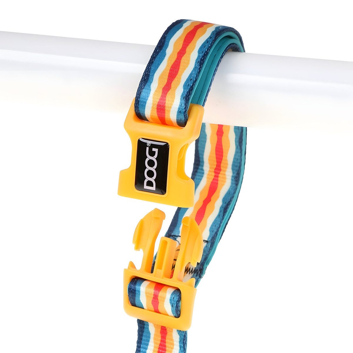 DOOG Hundeleine Leine CLIP-IT Scout rot/gelb/blau