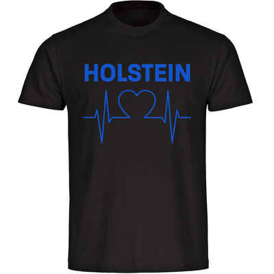 multifanshop T-Shirt Herren Holstein - Herzschlag - Männer