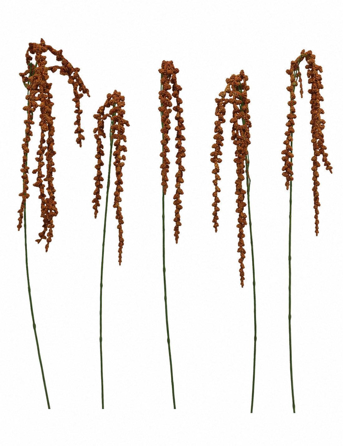 Kunstblume Kunststielblume AMARANTHUS rostbraun 104 cm, 2474U