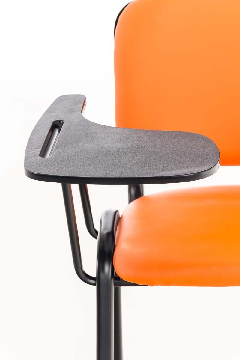Ken orange CLP Sitzfläche Besucherstuhl Kunstleder, gepolsterte Klapptisch&