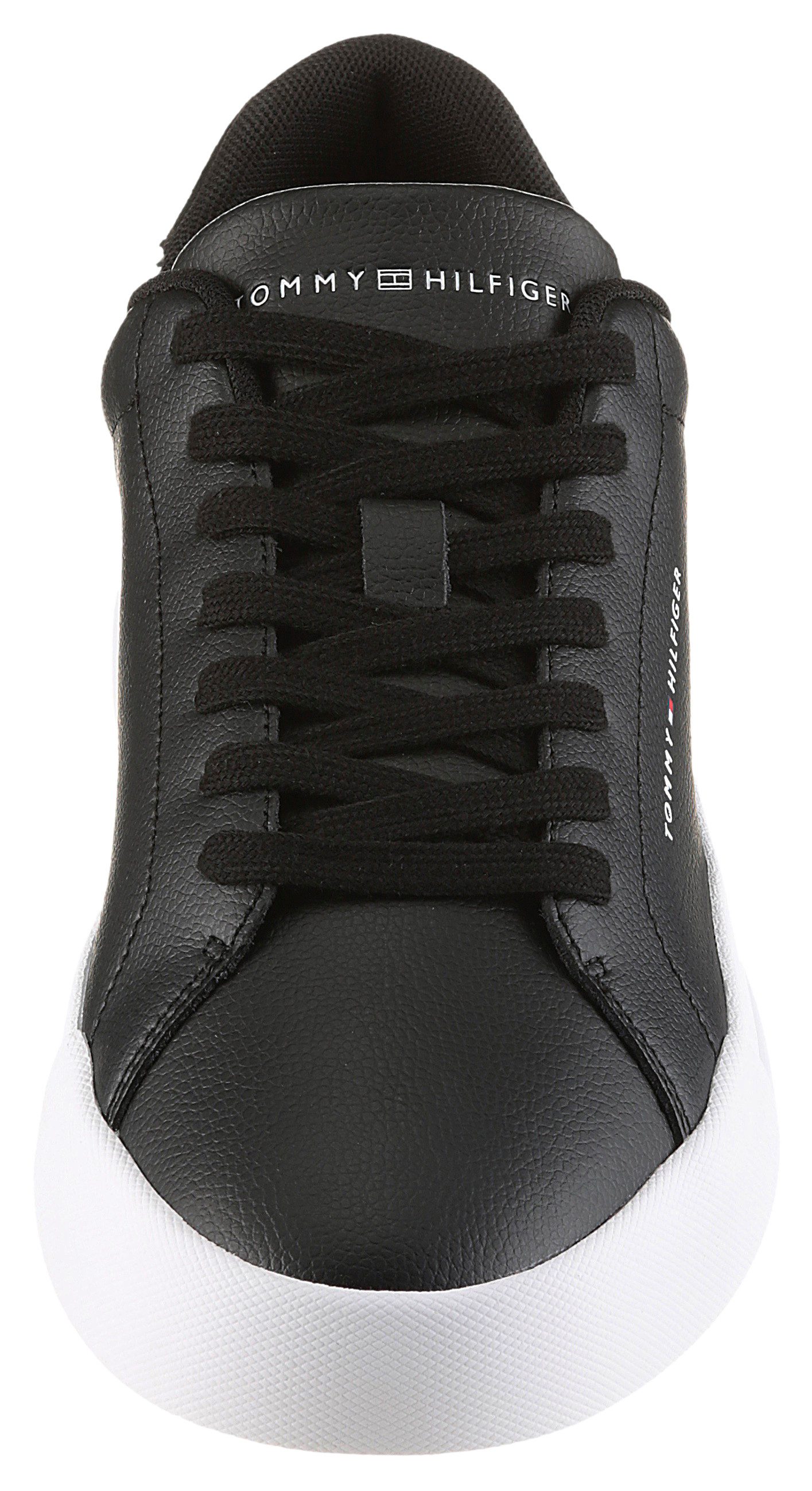 Tommy Hilfiger TH COURT CORE Sneaker, Freizeitschuh, Halbschuh, Schnürschuh, weich gepolstertem Schaftrand