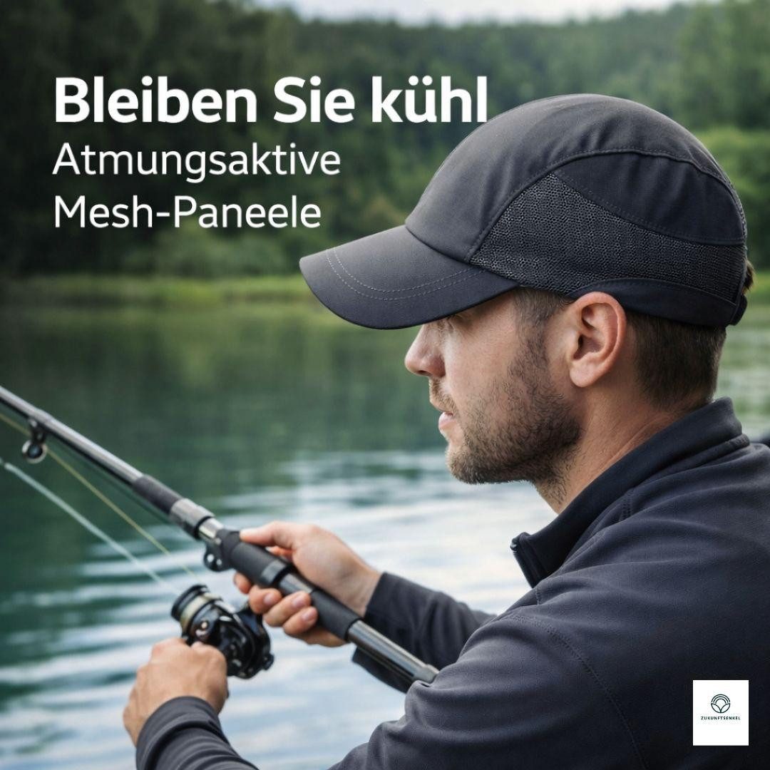 ZUKUNFTSENKEL Baseball Cap Outdoor Kappe Unisex Leicht & Atmungsaktiv mit Netz-Einsätzen (Sommer Basecap Herren & Damen) Laufkappe Sportkappe Schirmmütze
