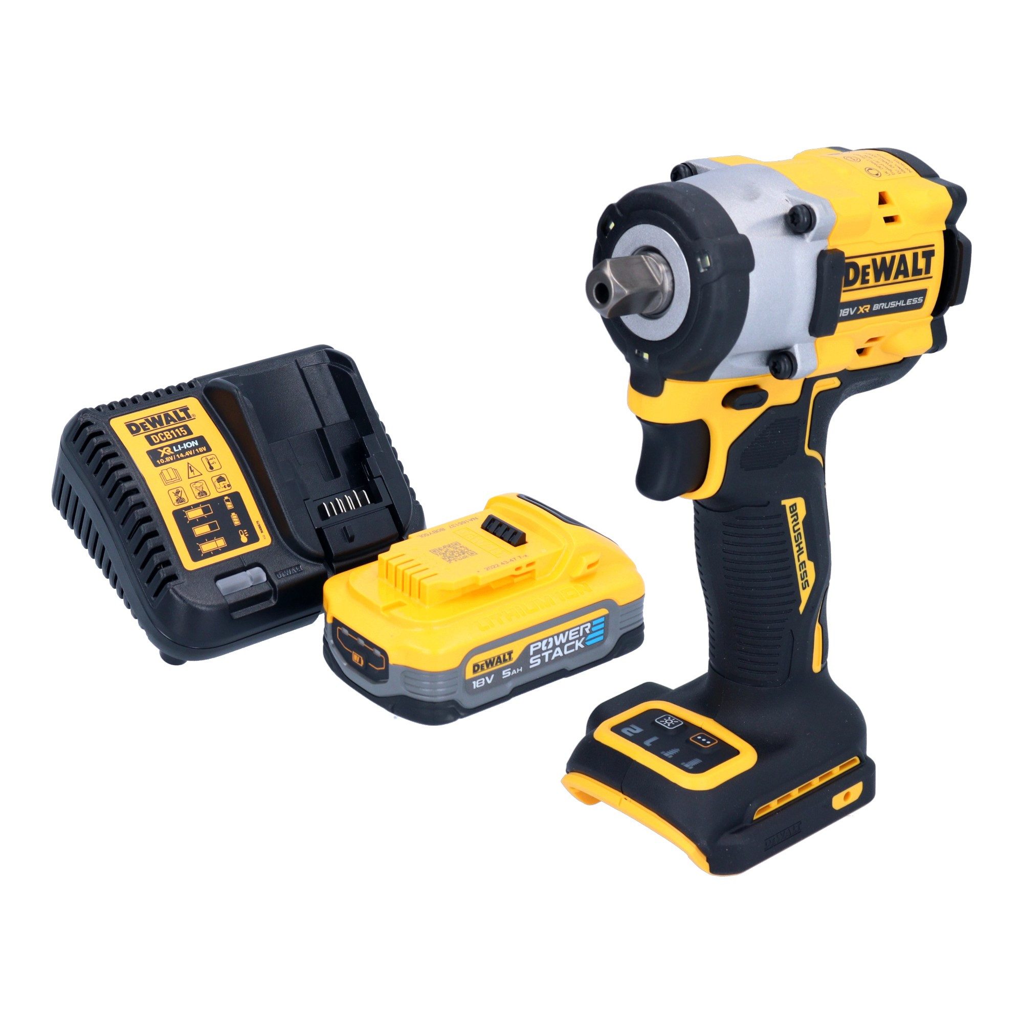 DeWalt Akku-Schlagschrauber DCF 922 H1 18V 406 Nm 1/2" + 1x Powerstack ...